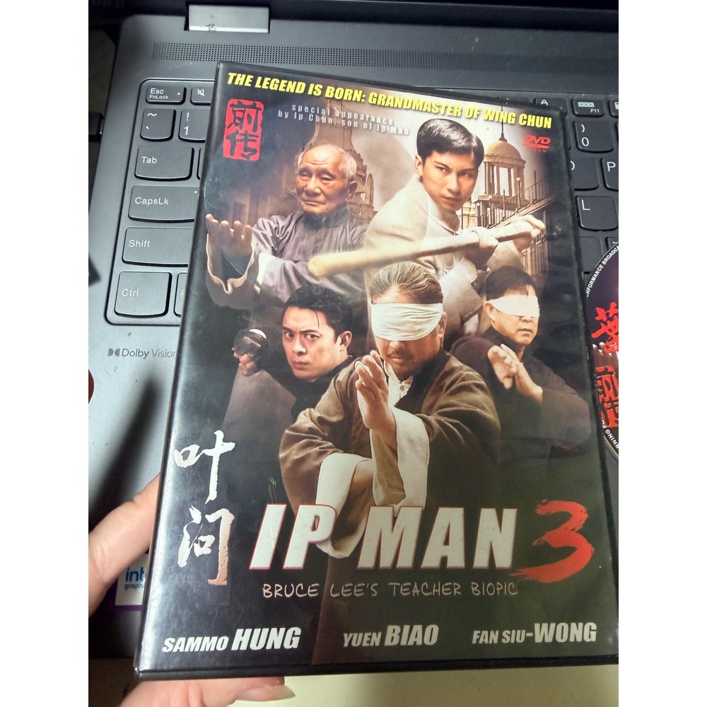 Ip Man 3 The Legend is Born DVD Bruce Lee Teacher Biopic Sammo Hung Wing Chun
